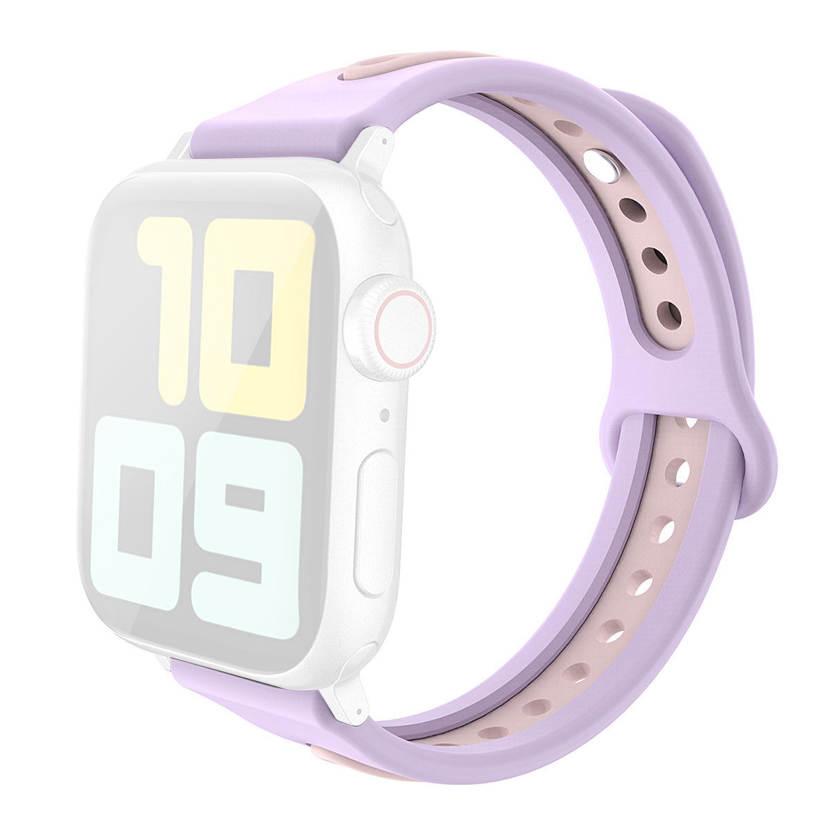 AHASTYLE WA13 for Apple Watch Series 9 8 7 41mm 6 5 4 SE SE (2022) SE (2023) 40mm Series 3 2 1 38mm Silicone Strap Dual Color Watch Band AHASTYLE WA13 for Apple Watch Series 9 8 7 41mm 6 5 4 SE SE (2022) SE (2023) 40mm Series 3 2 1 38mm Silicone Strap Dual Color Watch Band